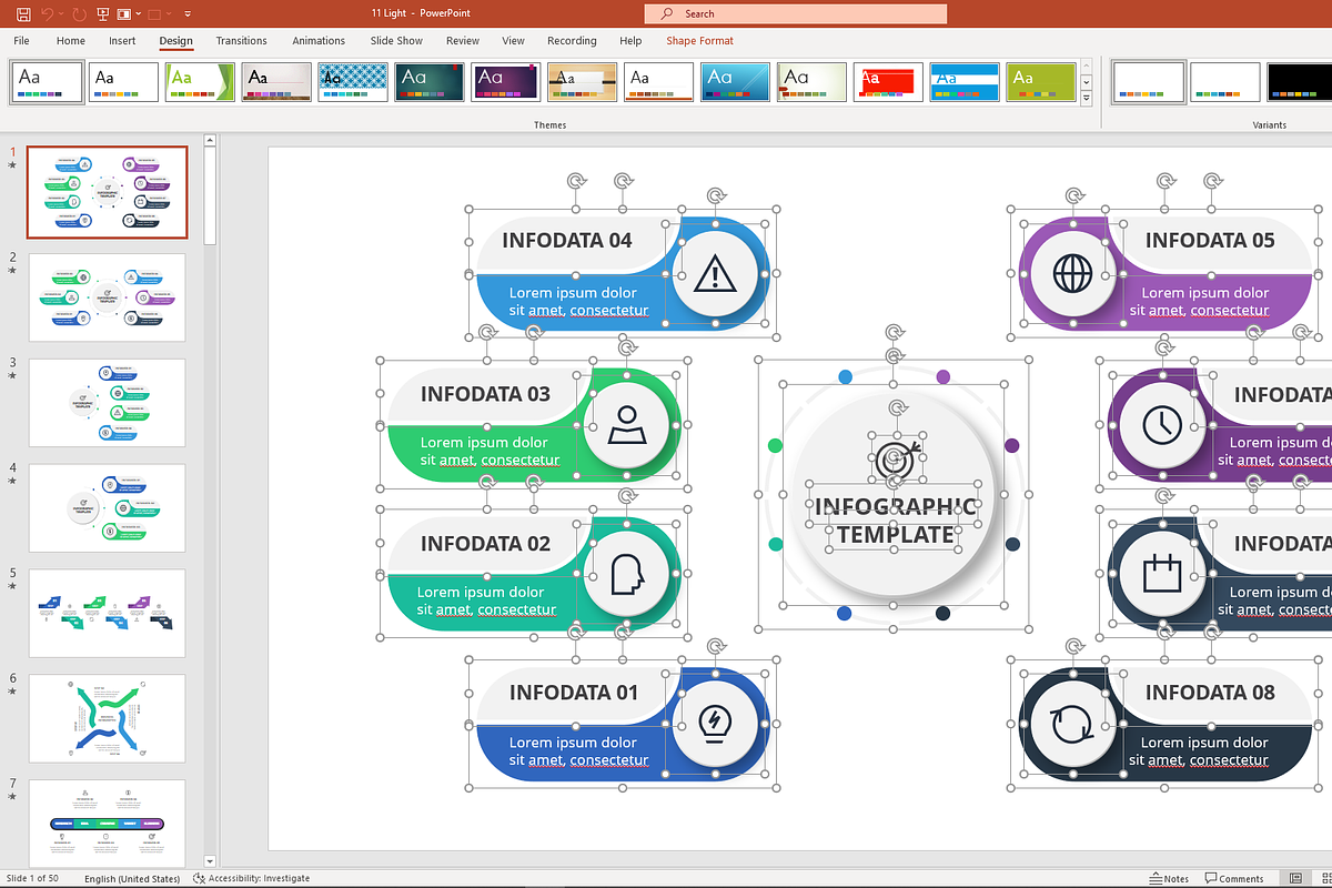 Ultimate PowerPoint Template, a Presentation Template by Infographics project (Photo 5 of 12)