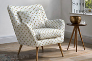 Armchair Upholstery Mockup, a Household Mockup by mock-ups (Thumbnail 9 of 13)
