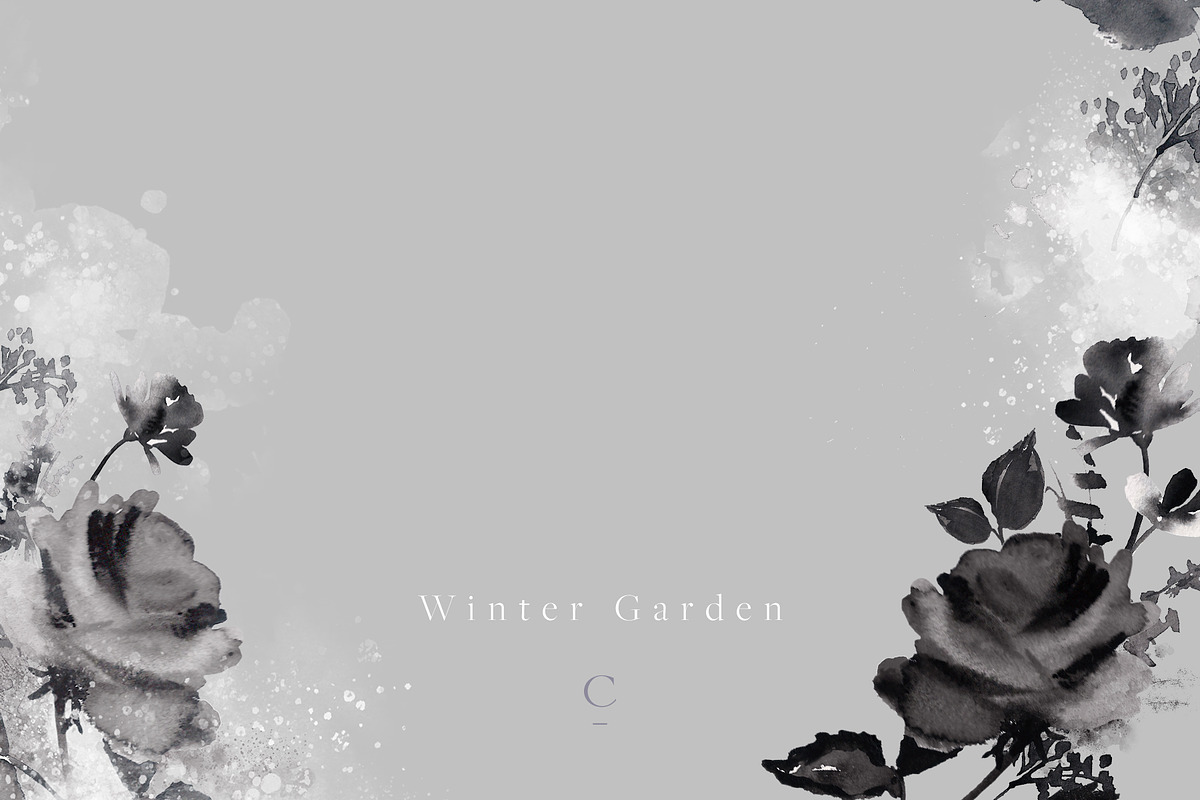 Winter Garden Clip Art, an Illustration by Create The Cut (Photo 14 of 14)