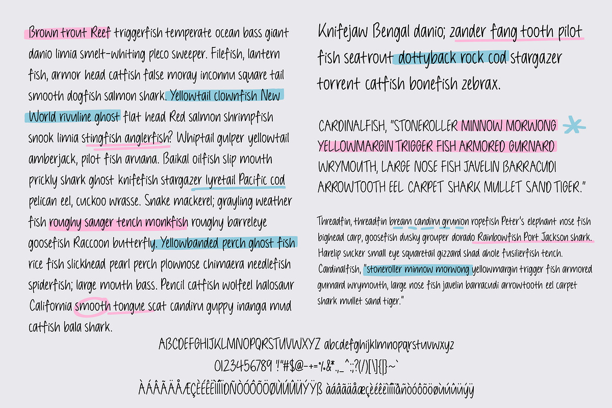 Take a Note - handwritten font, a Handwritten Font by jyllyco (Photo 2 of 7)