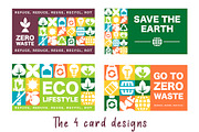 Zero Waste Mosaic Design Pack, a Background Graphic by Lettering_Logo (Thumbnail 4 of 7)