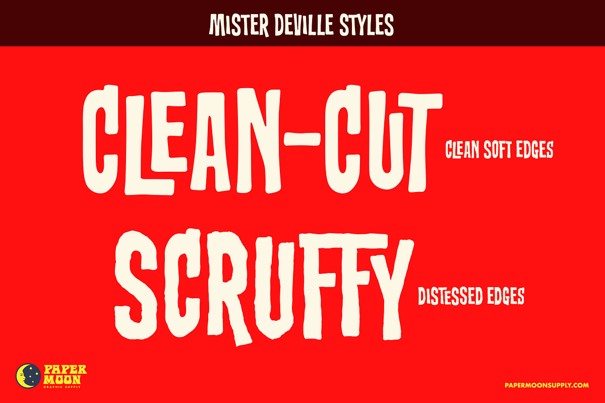 PM Mister DeVille Midcentury Font, a Font by Paper Moon Graphic Supply (Photo 2 of 12)