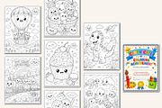 Rainbow Coloring Fun, a Stationery Template by Designmela01 (Thumbnail 7 of 8)
