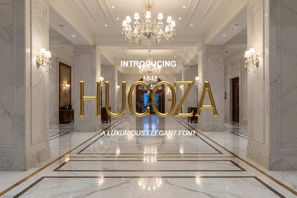 Hucoza - Modern Luxury Serif Font, a Font by Astuti Studio (Photo 1 of 16)