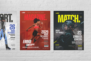 Sport Magazine Cover Templates