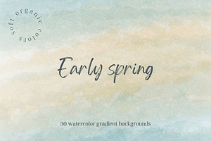 30 Abstract Watercolor Backgrounds
