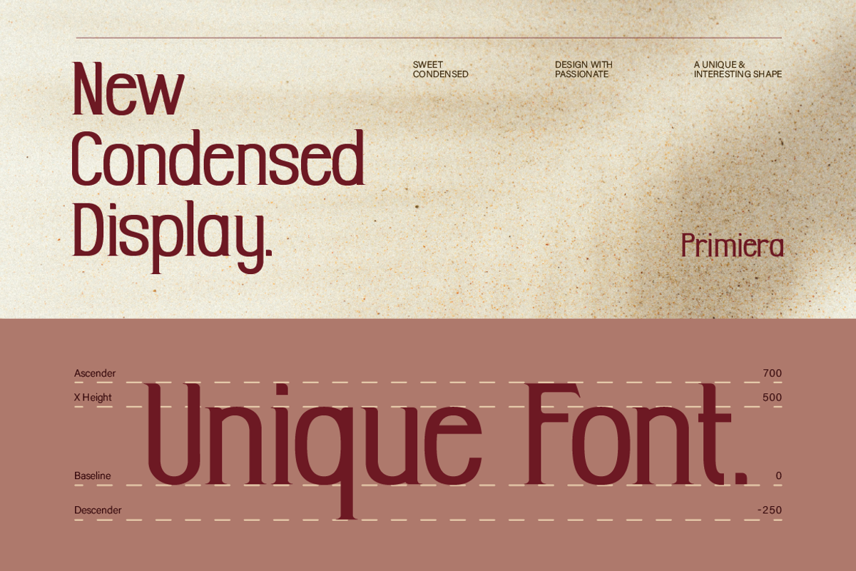 Primiera, a Sans Serif Font by Burntilldead (Photo 6 of 13)