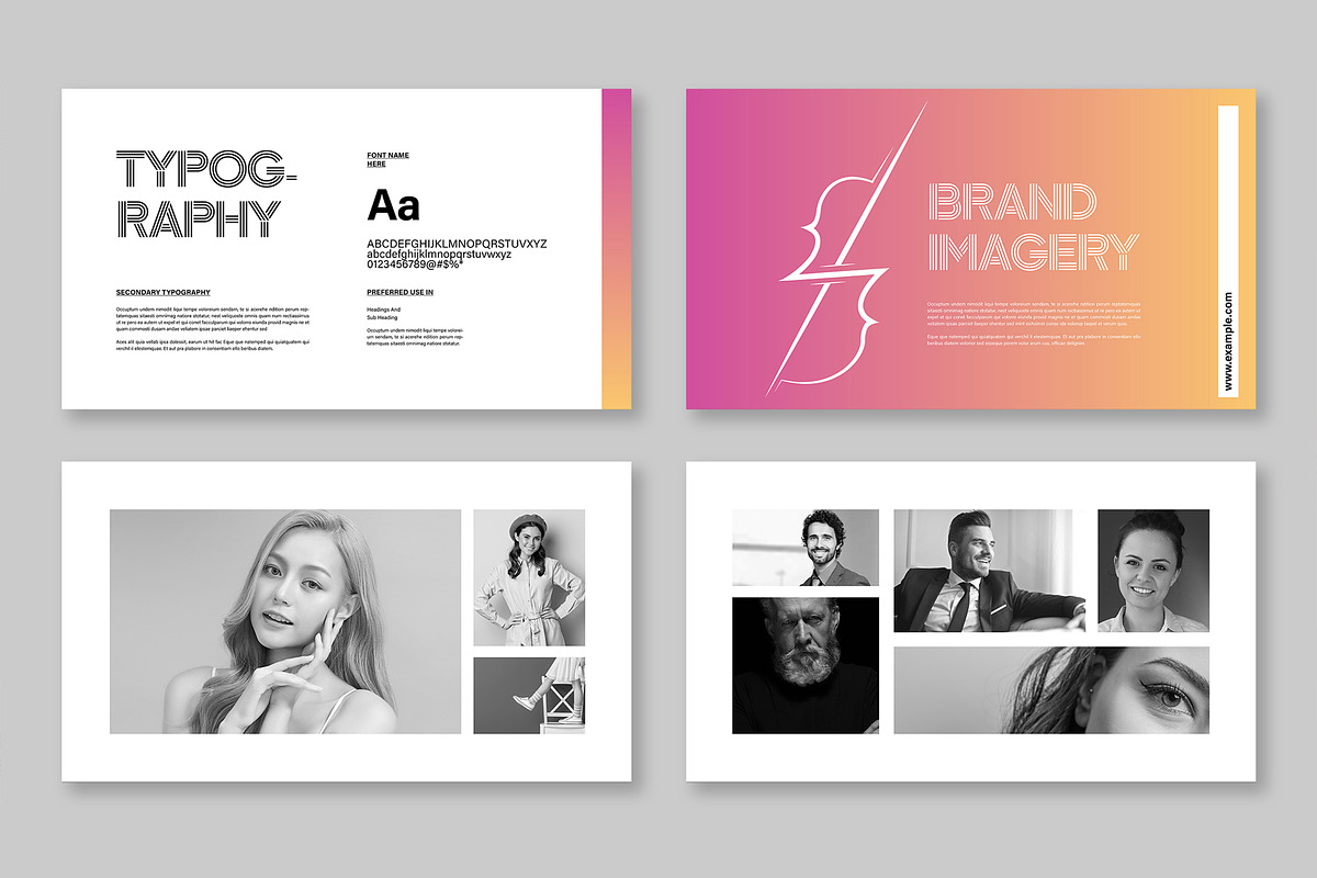 Creative Brand Guideline, a Presentation Template by Mighty-Slide (Photo 5 of 6)