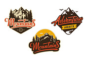 6 Mountain Vintage Badges, an Illustration by tetiana.svirska (Thumbnail 2 of 4)