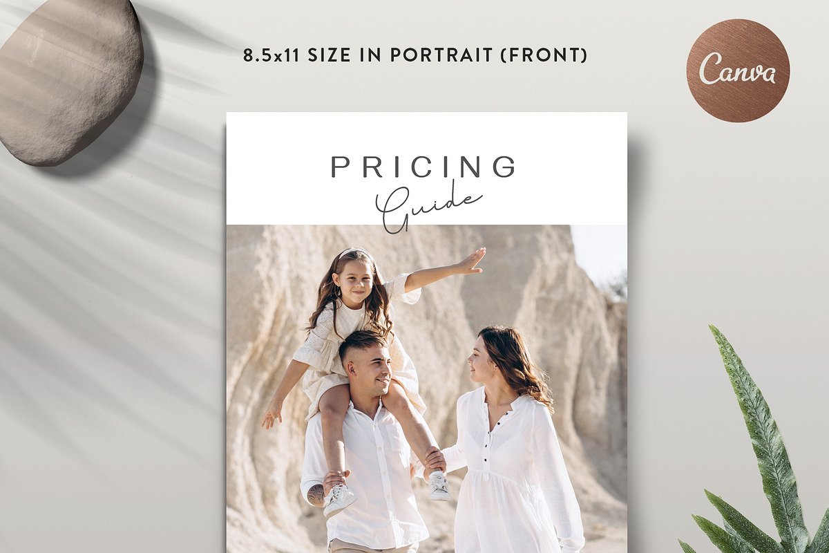 Pricing Guide Template PG023, a Flyer Template by Bellenity Design (Photo 3 of 4)