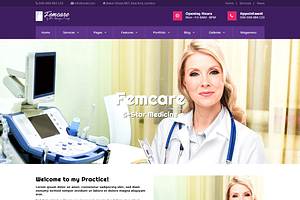 Femcare - Gynecology WP Theme