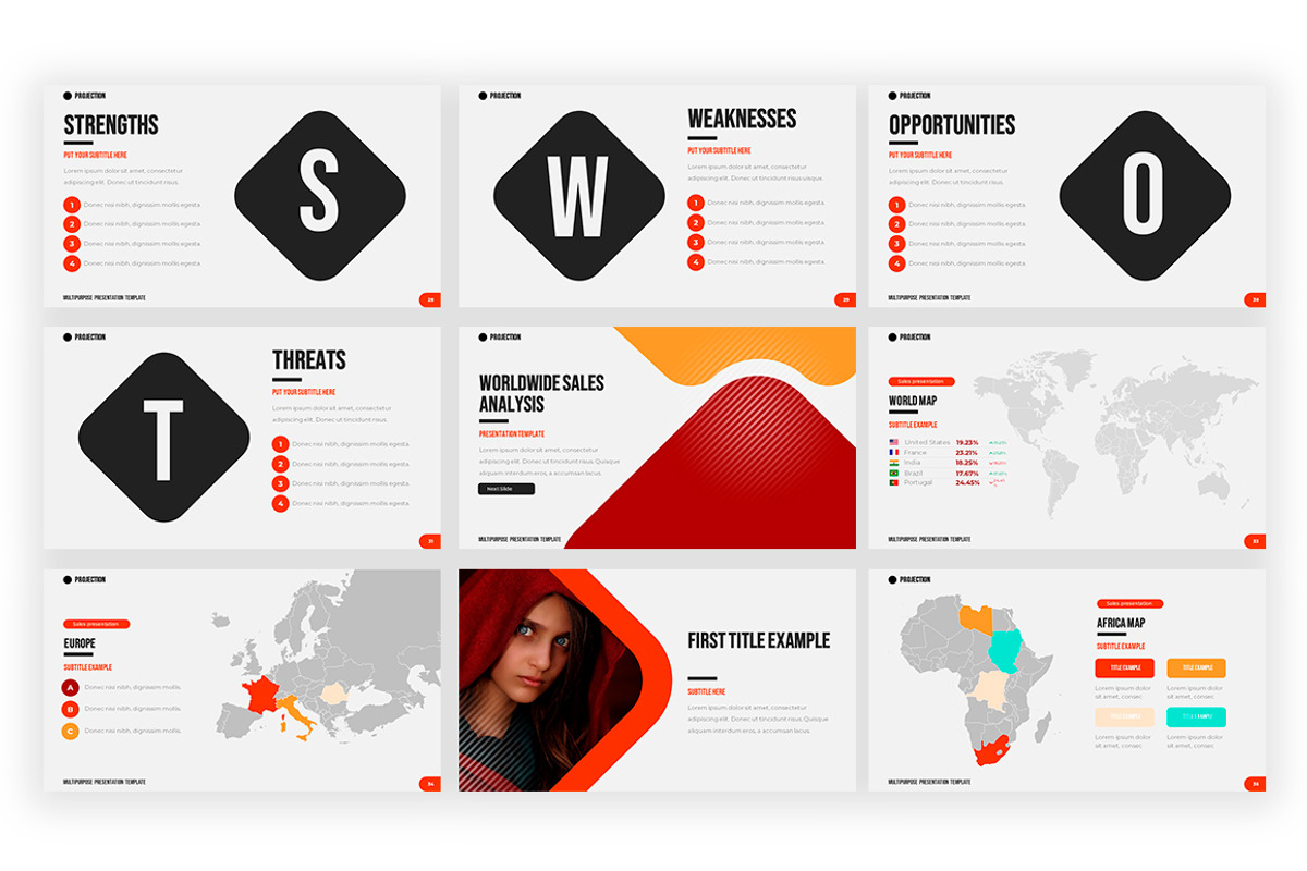 Projection | Powerpoint Template, a Presentation Template by Zacomic ...