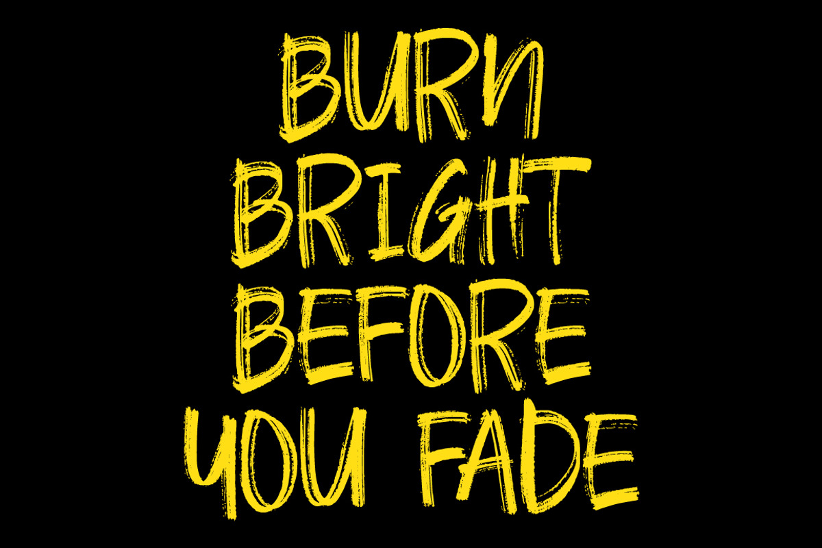Real Flores – Bold Brush, a Handwritten Font by tebaltipislab (Photo 8 of 10)