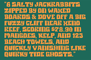 Bongo Oasis | Freaki Tiki Font, a Handwritten Font by Bend Industries (Thumbnail 6 of 10)