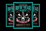 New Year Beer Party, a Flyer Template by Muhamad Iqbal hidayat (Thumbnail 1 of 4)