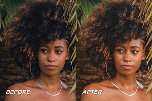 15 Dark Skin LR Preset, Video Filter