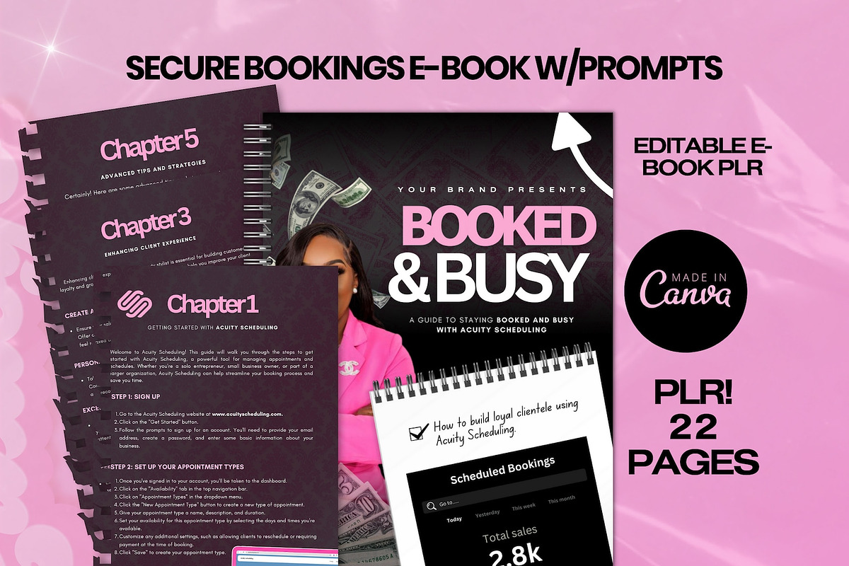 Booked & Busy D.I.Y E-book Template, a Magazine Template by Lux Logo Studios (Photo 2 of 8)