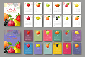 Geometrical calendars of 2016