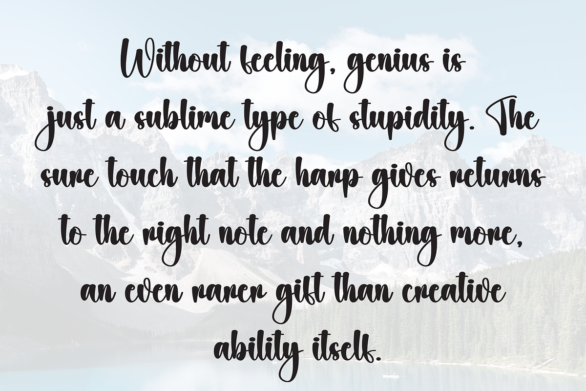 Butterfly Sweety | Script Font, a Handwritten Font by Scratchones (Photo 6 of 8)