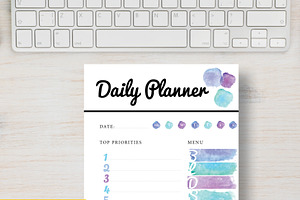 Watercolor Planner - Personal Size