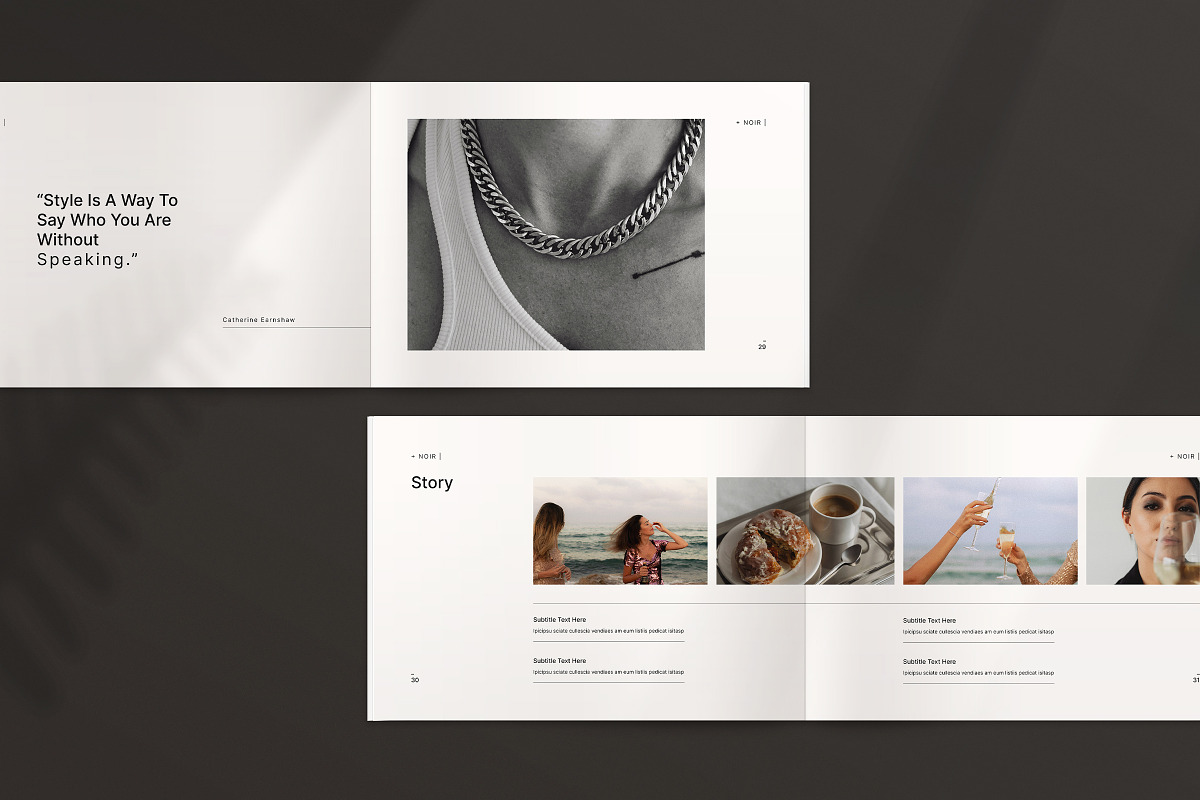 Editorial Lookbook Design Template, a Brochure Template by ArtisanaAura (Photo 14 of 16)