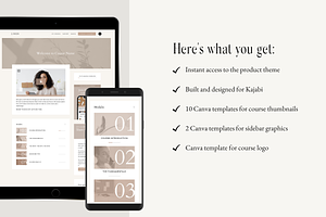 Kajabi Product Template For Courses