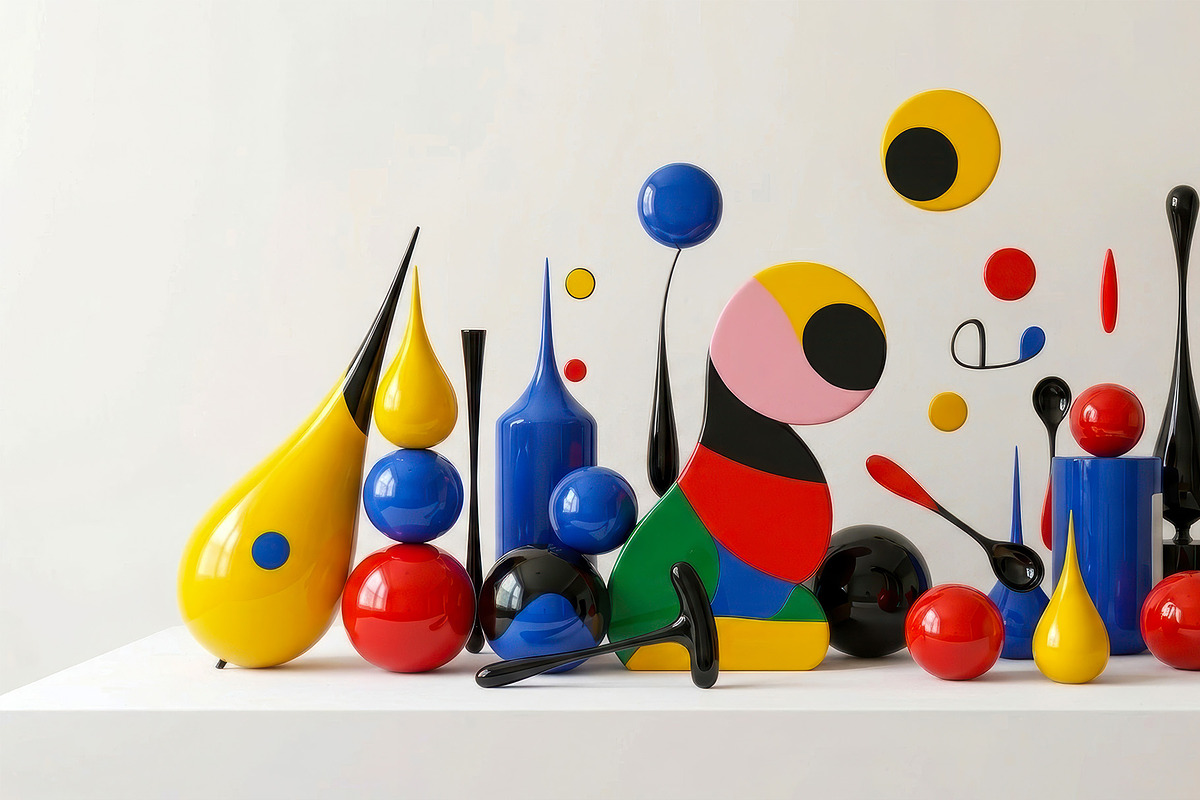 Miro-Inspired Abstract Art Photos, a Decorative Illustration by StockVerse Creative (Photo 4 of 4)