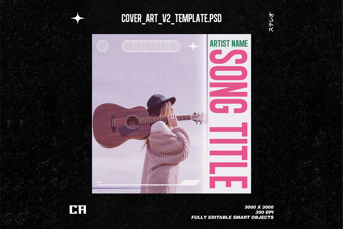 COVER ART TEMPLATE V2, a Templates & Theme by castanearias (Photo 1 of 3)