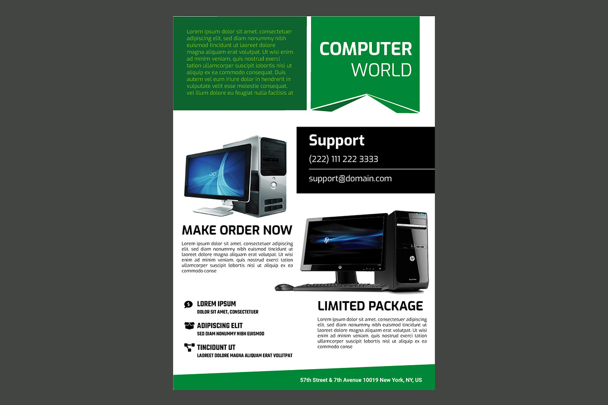 Computer World Flyer, a Flyer Template by PenciGraphics (Photo 2 of 2)