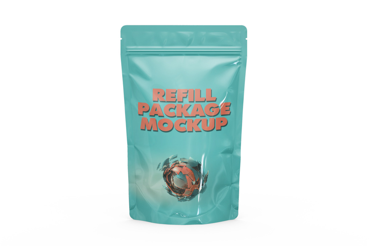 Refill Package Mockup, a Cups & Container Mockup by PixelMockup (Photo 2 of 17)