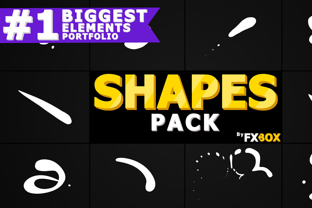 Shape Elements | DaVinci Resolve, a Templates & Theme by FlashFXbox (Photo 1 of 2)