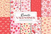 Sweet Romantic Valentine Pattern, a Pattern Graphic by CreativeChristiana (Thumbnail 1 of 9)