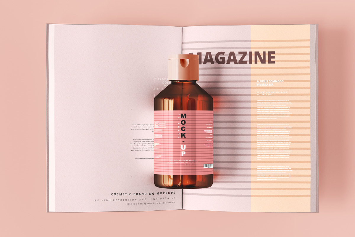 250+ Cosmetic Branding Mockup Bundle, a Cups & Container Mockup by pmvch (Photo 74 of 273)