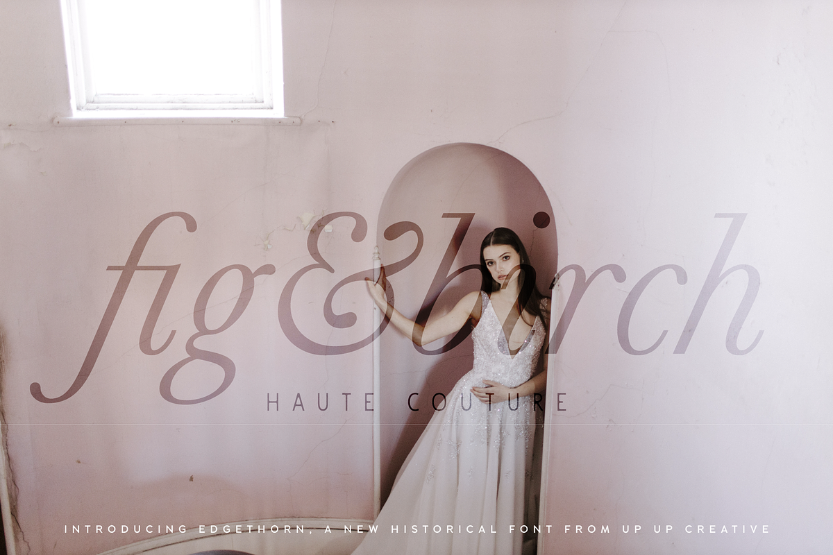 Edgethorn Italic Serif Font, a Serif Font by Up Up Creative (Photo 14 of 17)