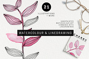 Tropical Garden Modern Illustrations, an Object Graphic by Lum3n (Thumbnail 2 of 7)