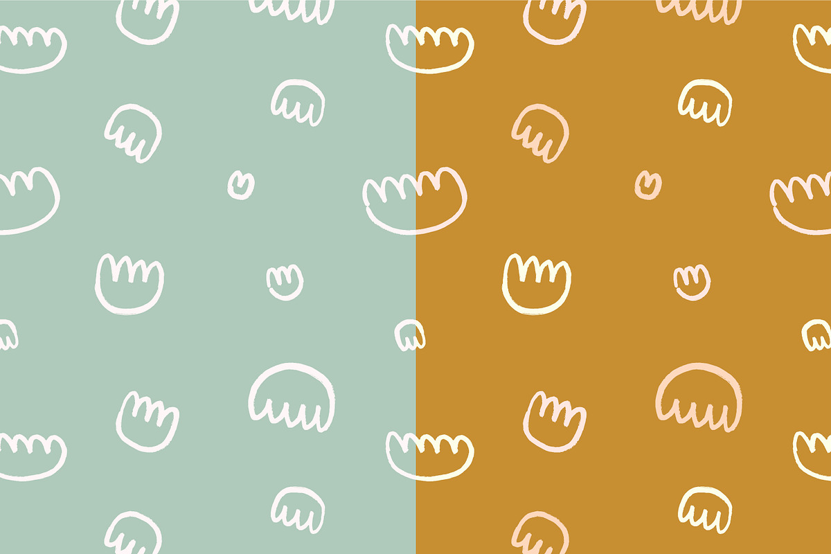 Abstract floral seamless pattern set, a Pattern Graphic by Good Studio (Photo 6 of 24)