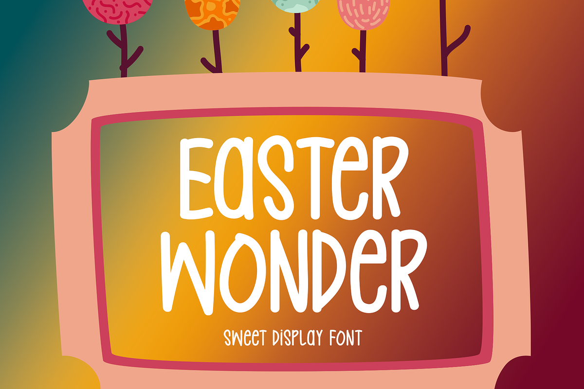 Easter Wonder Typeface, a Handwritten Font by Seemly Fonts (Photo 1 of 6)