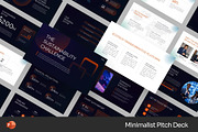 Dark Minimalist Pitch GSlides PPoint, a Presentation Template by Fit-tee (Thumbnail 1 of 2)