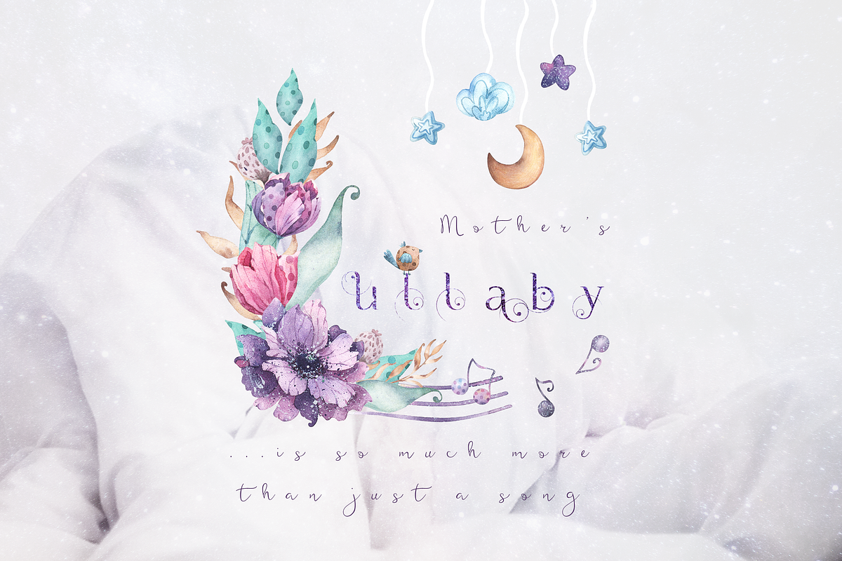 Lullaby - watercolor collection, an Object Illustration by Tatiana Troian (Photo 1 of 9)