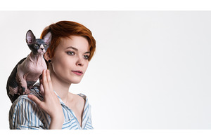 Portrait of redhead young woman with, a Person Photo by Alexander-Piragis