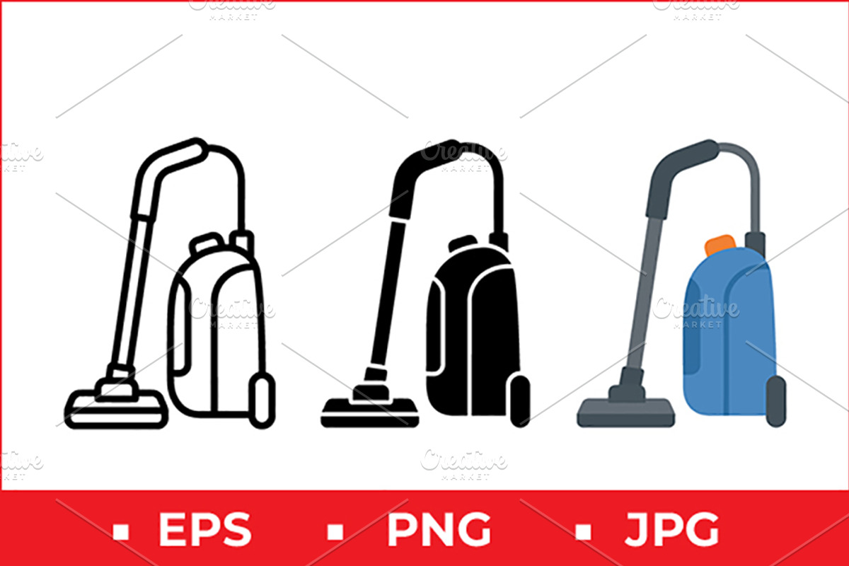 Vacuum Cleaner Icons, a Solid Icon by Artonix (Photo 1 of 2)