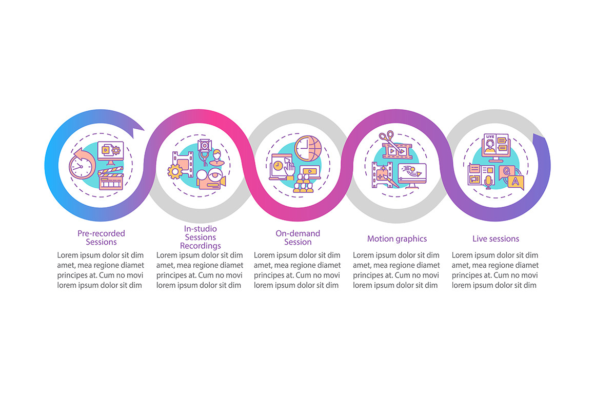 VE content vector infographic, a Templates & Theme by IMG Visuals