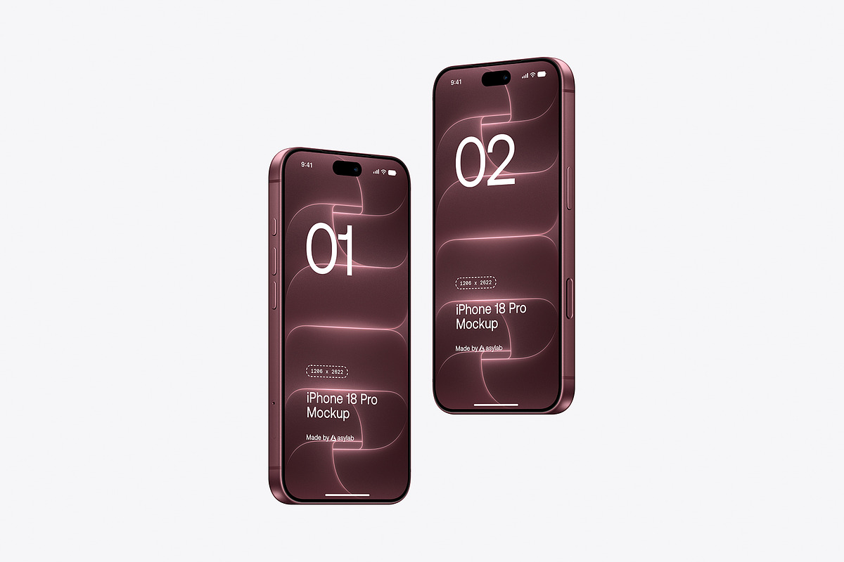 iPhone 18 Pro - 24 Mockups Scenes, an iPhone Mockup by Asylab (Photo 49 of 54)