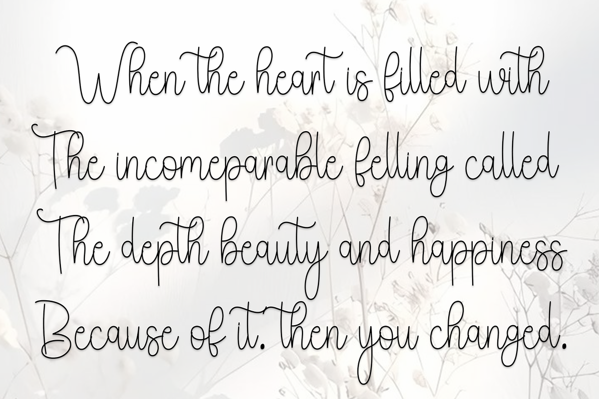 Beautiful, a Handwritten Font by InermediaSTUDIO (Photo 4 of 7)