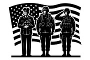 Military Heroes Group, an Object Graphic by Gfx_Store (Thumbnail 2 of 16)