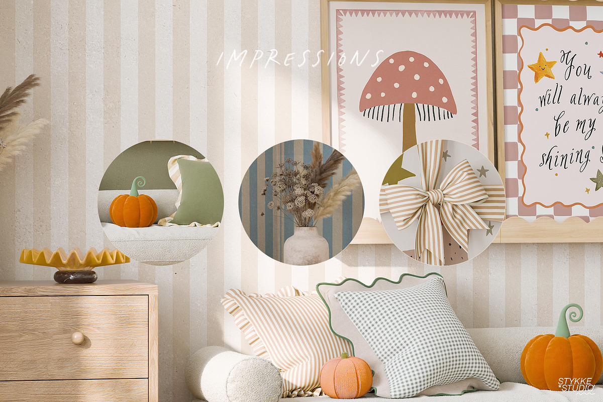 HYGGE PUMPKIN | frame mockup nursery, a Household Mockup by Stykke Studio (Photo 3 of 10)