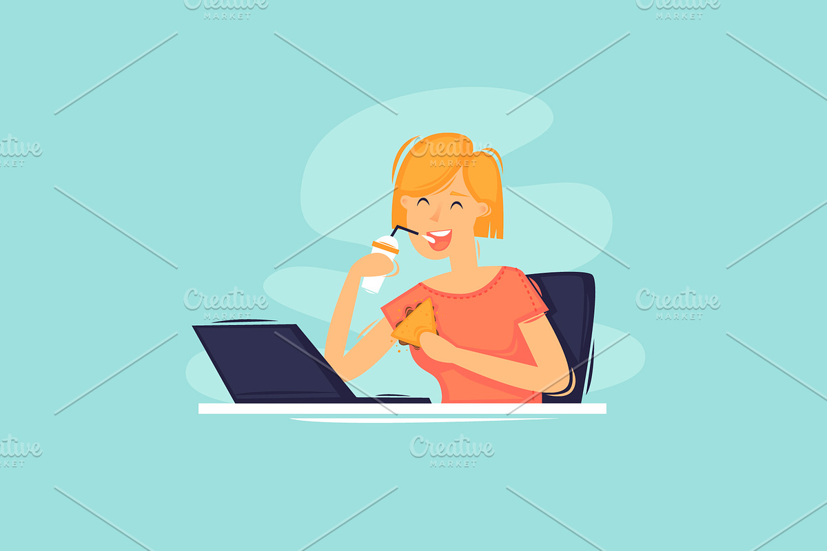People eat., a Food Illustration by Podis (Photo 7 of 9)