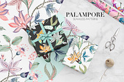 Palampore seamless watercolor print!, an Illustration by TSTUDIO (Thumbnail 5 of 8)