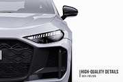 2027 Sport Performance Wagon Set, an Advertising Mockup by Halal Graphic Studio (Thumbnail 3 of 12)