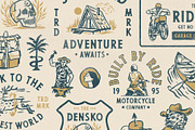 Outdoor Badge Logo and Illustrations, an Illustration by Megflags (Thumbnail 1 of 6)